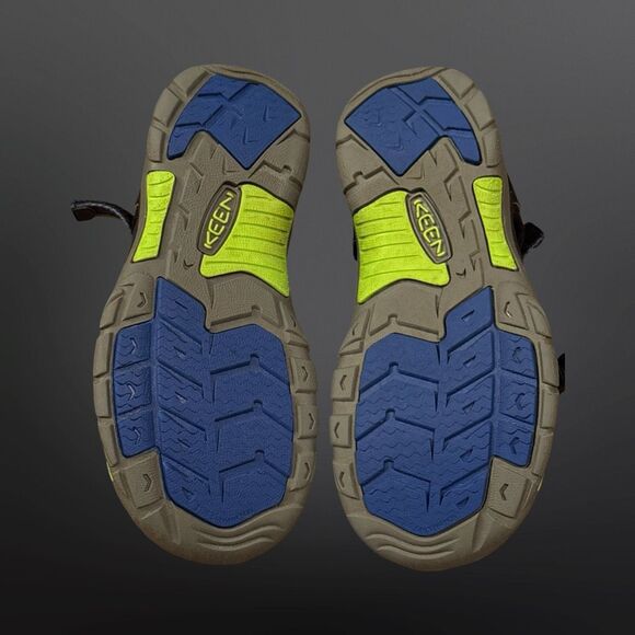 Keen Big Kids Newport H2 Vivid Navy & Black Sandals Size 4 - Picture 6 of 7